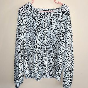 SHEIN Leopard Print Blouse; NEVER WORN; Size XL